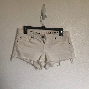 Volcom white shorts size 3